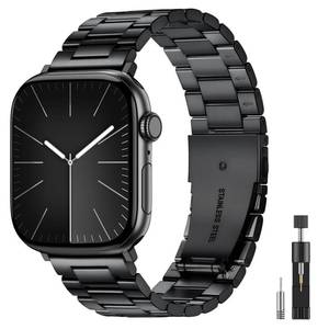 lot 4130 image: Beatitall Metal Band Compatible with Apple Watch Bands for Men