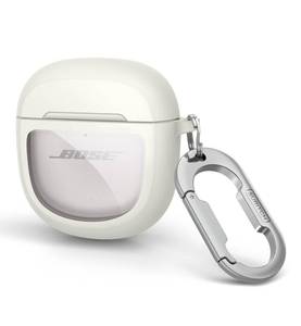 lot 4164 image: SURITCH Protective Cases for Bose QuietComfort Earbuds II 2022  QuietComfort UltraUltra Earbuds 2nd Gen, Shockproof Case Cover for Bose QC ii 2 & Ultra Case Accessories with Carabiner, White