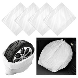 lot 6033 image: 4PCS Extra-Large 48�28 Inch Tire Bags for Storage,Disposable Tire Covers for Cars for Tires Storage & Protection,Waterproof Dustproof Tires Storages Bags Car Accessories