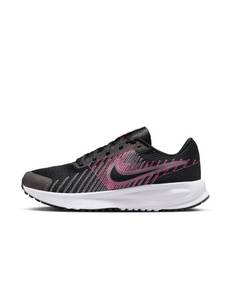 lot 6039 image: Nike Womens Run Defy Road Running Shoes, BlackElemental Pink-Hyper Pink, 6.5