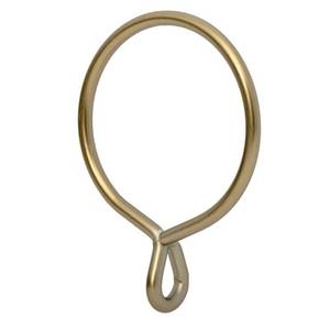 lot 4181 image: Ivilon Drapery Eyelet Curtain Rings - 2.3 Ring for Curtain Hook Pins, Set of 14 - Warm Gold