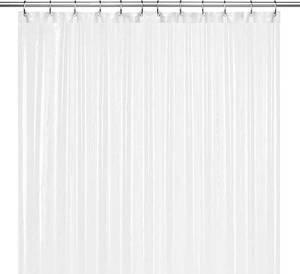 lot 4203 image: LiBa Shower Curtain PEVA 10G, 72x78 Inch Waterproof Frosted