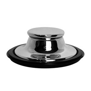 lot 4209 image: Kitchen Sink Stopper for Garbage Disposal Stainless Steel Polished Sink Drain Plug Cover for InSinkErator Waste King, Whirlpool, and More, Fits Standard Kitchen Sink Size of 3 12 Inch Chrome