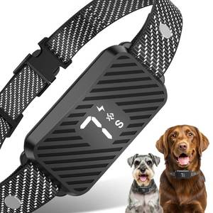 lot 4221 image: KJKZO Dog Bark Collar for Large Medium Small Dogs, Effective No-Bark Collar, Smart Barking Collar, Rechargeable Bark Collar with 7 Sensitivity, 3 Modes, Waterproof, Raven Black