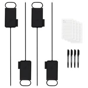 lot 5983 image: Niyanghome 4 Pcs Closest to The Pin Marker - Golf Metal Proximity Marker with 50 Sheets Cards and 4 Pens, Stainless Steel Golf Marker Golf Signs for Long Drive Putting Competition Size S