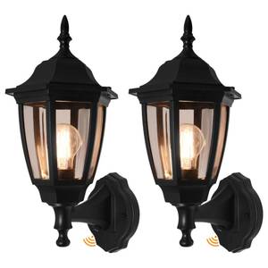 lot 5999 image: FUDESY Dusk to Dawn Outdoor Wall Light, Porch Sconce Light Fixtures, 2-Pack