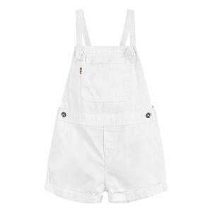 lot 6063 image: Levis Girls Denim Shortall, White, 6X