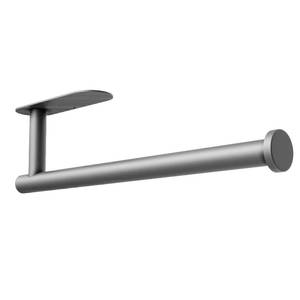 lot 6083 image: DEKAVA Under Cabinet Wall Mount Paper Towel Holder, Self-Adhesive Bar, Stainless Steel 13 inch (Grey, 1)