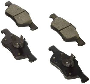 lot 6099 image: BOSCH BE1047H Blue Ceramic Disc Brake Pad Set with Hardware - Front used