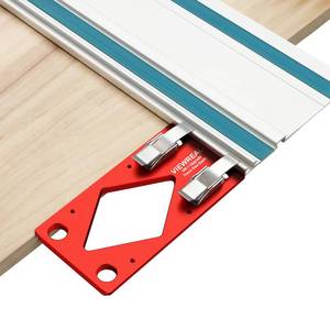 lot 6102 image: Track Saw Square Guide for Guide Rail, CNC 90 Degree Right Angle Guide with Edge Support, Compatible with Festool, Makita, and Powertec,Compact Circular Saw Accessory for Parallel Guide System