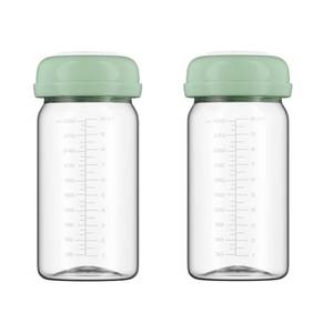 lot 6116 image: Breastmilk Storage Bottles Collection Bottles, 6oz Wide-Neck Breast Milk Container Compatible for Spectra S1 S2 SG Motif Luna Breast Pumps, Fit for Momcozy Breast Milk Cooler & Fridge, 2 Packs