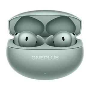 lot 6469 image: OnePlus Buds 4 Wireless Earbuds,Bass Wave in-Ear Buds,IP55 Tri-Mics AI Earphone,Up to 55dB Adaptive Noise Cancellation,Up to 45Hrs Battery,Green