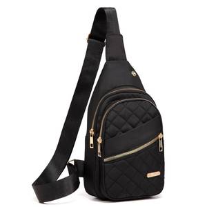 lot 6477 image: AOSTIHOT Crossbody Sling Bag Small Sling Backpack for Women Travel Hiking Chest Bag Daypack Cross Body for Sport Running Daily, Black