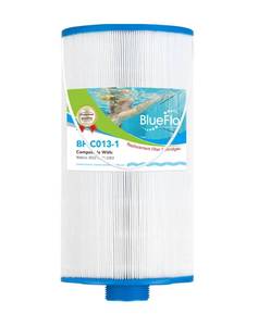 lot 6483 image: BLUEFLO Spa Filter Cartridge, Hot Tub Filter Compatible with Watkins 303279, FC-2402, 5CH-37, 78460, AquaTerra, Free Flow and Lifesmart, 1 12 MPT Thread, 1 Pack