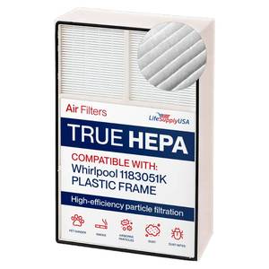 lot 7795 image: True HEPA Filter Replacement Compatible Whirlpool Whispure Air Purifier AP150 AP250 Sears Kenmore 83353, 83374 83234 SMALL by LifeSupplyUSA