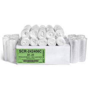lot 7802 image: Aluf Plastics 10 Gallon Trash Bags - (COMMERCIAL 1000 PACK) - Source Reduction Series Value High Density 6 MICRON gauge - Intended for Home, Office, Bathroom, Paper, Styrofoam
