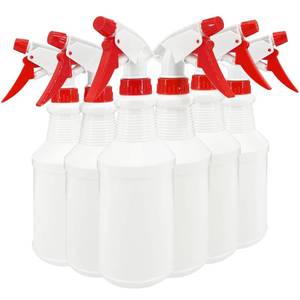 lot 8004 image: YaCCHLuu 6 Pcs 16 Oz Spray Bottles��Adjustable Empty Spray Bottle for Cleaning Solutions��Spray Bottles Bulk��Refillable Spray Bottle for Planting, Water, Bathroom and Kitchen, BBQ, Commercial and Pet