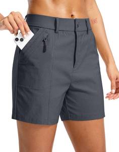 lot 8023 image: SANTINY Womens 57 Hiking Golf Shorts with Pockets (Darkgrey_L)