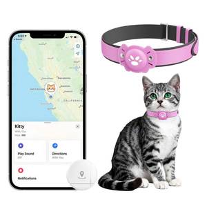 lot 8030 image: 2-in-1 GPS Tracker for Cats Smart Pet Collar with Real-Time Tracking,No Monthly FeeSubscription (iOS & Android) Waterproof, Anti-Lost,365-Day Long Battery Life GPS Tracker Cat Collar (Pink)