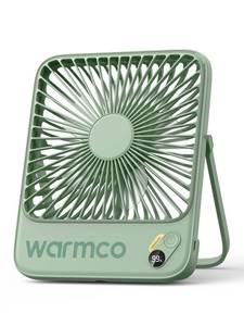 lot 8031 image: Warmco D3 Portable Travel Fan 10000mAh, Ultra-Slim, 24H Runtime