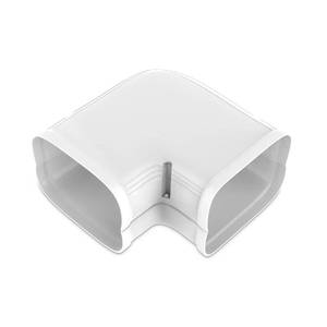 lot 8472 image: Plusluck 4 Flat Elbow Line Cover Set Parts PVC Accessory