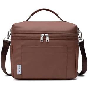 lot 8481 image: Leadinor Insulated Lunch Box for Women, Lunch Bags Lightweight Waterproof Cooler Bags for Work (Coffee)