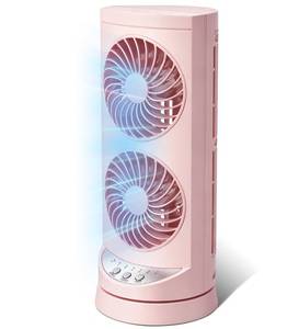 lot 11532 image: Personal Tower Cooling Fans that Blow Cold Air,25dB Quiet Fan with 24fts  Standing Small Desk Fan with 3 Speeds & Timer, 60° & 110° Oscillating Table Fan, Electric Floor Fan for Bedroom, Home,Pink