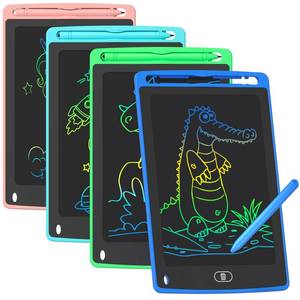 lot 12012 image: 4 Pack LCD Writing Tablet for Kids, 8.5 Inch Colorful Doodle Board Drawing Tablet, Educational Learning Toys Birthday Gifts for Boys Girls Age 3 4 5 6 7 8