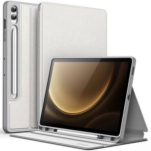 lot 12024 image: JETech Folio Case for Samsung Galaxy Tab S9 FE Plus, Silver