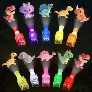lot 12029 image: 40PCS Dinosaur Party Favors for Kids, LED Light Up Finger Lights Glow in The Dark Toys - Dino Theme Birthday Party Supplies, Goodie Bag Fillers, Classroom Prizes, Pinata Stuffers for Boys Girls