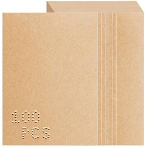 lot 12420 image: Merrifete 100 Sheets Braille Paper - No Holes, Writing Paper Blank for Blind People Practice Learn Braille School Supplies, Paper Blinds Designed for Braille Writing Boards, 11.7 x 8.5 Inch