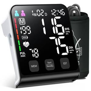 lot 12429 image: FDA-Cleared Blood Pressure Monitor, FSA&HSA Eligible Home & Travel BP Machine, Adjustable Wide-Range Cuff for Seniors & Pregnancy, Stores Previous Readings, Accurate Daily Health Tracking