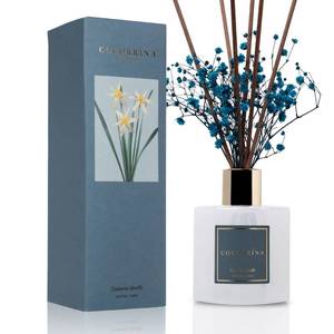 lot 12442 image: COCORR�NA Reed Diffuser - Cashmere Vanilla 6.7 fl oz Reed Diffuser for Bedroom Bathroom Home D�cor