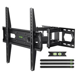 lot 19704 image: USX MOUNT TV Wall Mount for 32-74 inch Flat ScreenLED4K up to 110lbs, Full Motion TV Mount Bracket with Swivel & Tilt Articulating Dual Arms, Max VESA 400x400mm, Fits 1216 Wood Studs