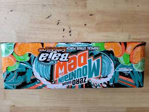 lot 19774 image: Mountain Dew Baja Blast Zero Sugar 12 oz Cans 12-Pack