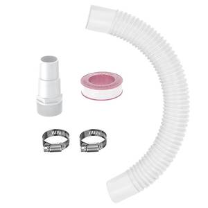 lot 20341 image: Pool Sand Filter Pump Hose��1.5 pool hose replacement for Above Ground Pools, Compatible with Intex, Coleman, Bestway and Summer Waves, Saltwater Systems and Pump Sand Filter (1 pack white)