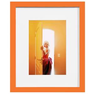 lot 20352 image: eletecpro 8x10 Picture Frame with 5x7 Mat, Orange, 1-Pack