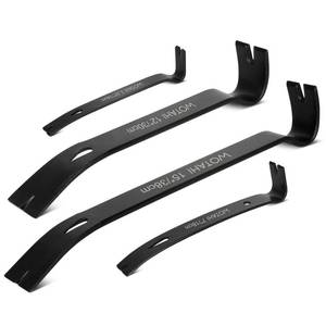 lot 20362 image: WOTAHI 4-Piece Flat Pry Bar Crowbar Set High Carbon Steel Forged