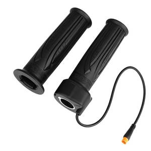 lot 20391 image: 20X Full Twist Throttle Grip for Ebike 12V-72V, Universal Electric Bike Throttle with 3-Pin Waterproof Connector, Fits 22.2mm Handlebar for Scooter, E-Bike, Mountain Bike, Trike