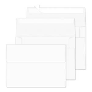 lot 20412 image: Rinrda A2 Envelopes 100 Pack Envelopes for Invitations��White��