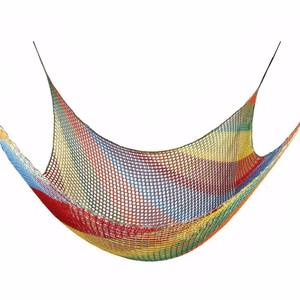 lot 20430 image: Climbing Cargo Net for Kids - Double Layers Heavy Duty Playground Safety Net, Outdoor Climbing Net for Treehouse Accessories, Backyard, Jungle Obstacle Training & Adventure(6.5x9.8ft),Multicolor