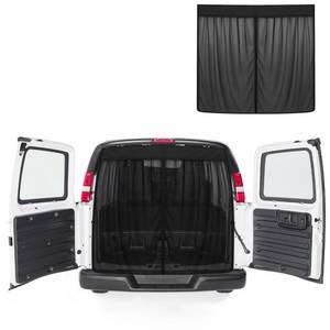 lot 20447 image: Federedevo Magnetic Back Door Bug Screen for Chevy Express Savana 59x63