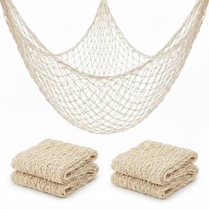 lot 20463 image: Sukh Fish Net Decorations for Party - 2PCS 40  80in Decorative Fishing Net