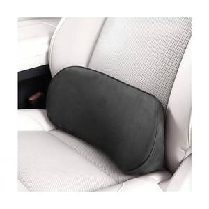 lot 20470 image: Zpana Car Lumbar Support Pillow, Memory Foam Back Cushion, Black