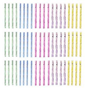 lot 20476 image: 100 Pcs Aluminium Wind Chime Tubes, Aluminum Wind Chime Empty Tubes Parts Kit for Decor, Outdoor Hanging Decor, Adults Arts and Crafts, DIY