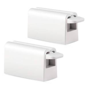 lot 20485 image: BEZOX Minimalist Toothpaste Tube Squeezers(Set of 2), Toothpaste Roller Squeeze Tool, Eco-Friendly Toothpaste Holder Dispenser - White