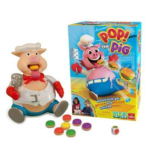 lot 1391 image: Pop The Pig (Bigger & Better) wGreedy Granny Old Maid Card Game by Goliath, Multi Color