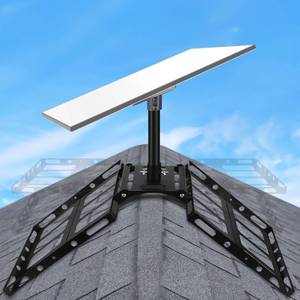 lot 1436 image: Gen 3 Starlink Roof Mount, Starlink Roof Ridge Mount for Starlink Standard 44XGen 3, Adjustable Angle Starlink Mounting Kit, No Drilling Required