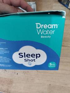 lot 1440 image: Dream Water Beauty Sleep Shot 5mg Melatonin