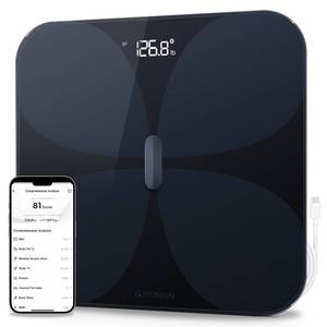 lot 1455 image: Yunmai Smart Scale with BMI, Body Fat, Muscle Mass, Body Weight, Body Fat Scale, 13 Body Composition Scale, Accurate Digital Bathroom Scale Bluetooth, Apple Health Compatible, Rechargeable 400lb